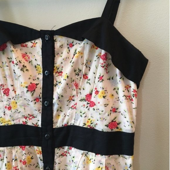 BCBGeneration Floral Button Up Dress - Picture 2 of 6